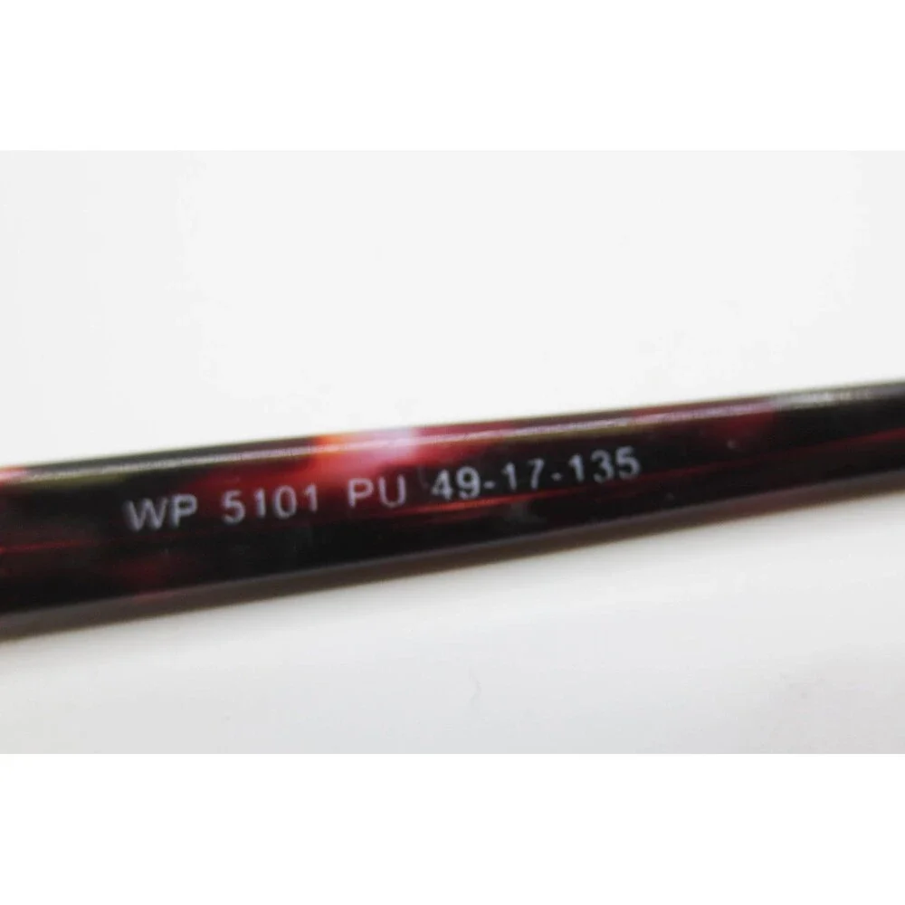 Tempo WP 5101 PU Purple Tortoise Shell Rectangular Eyeglass Frames 49-17-135